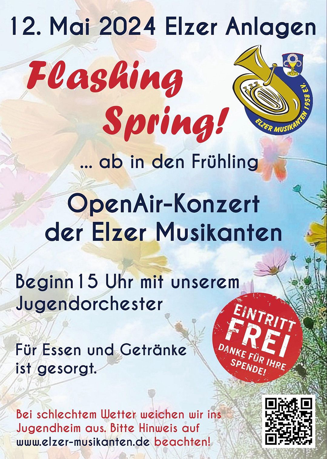OpenAir-Konzert "Flashing Spring" am 12.05.2024