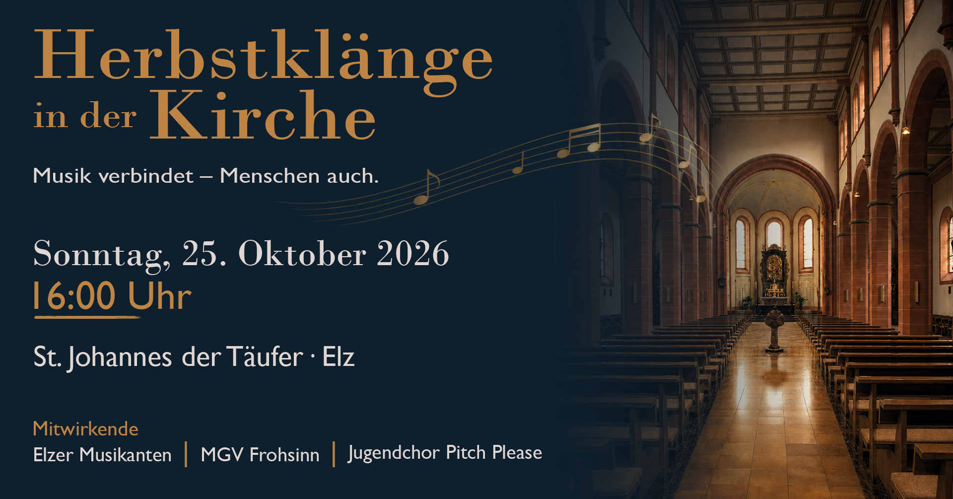 Herbstklänge in der Kirche