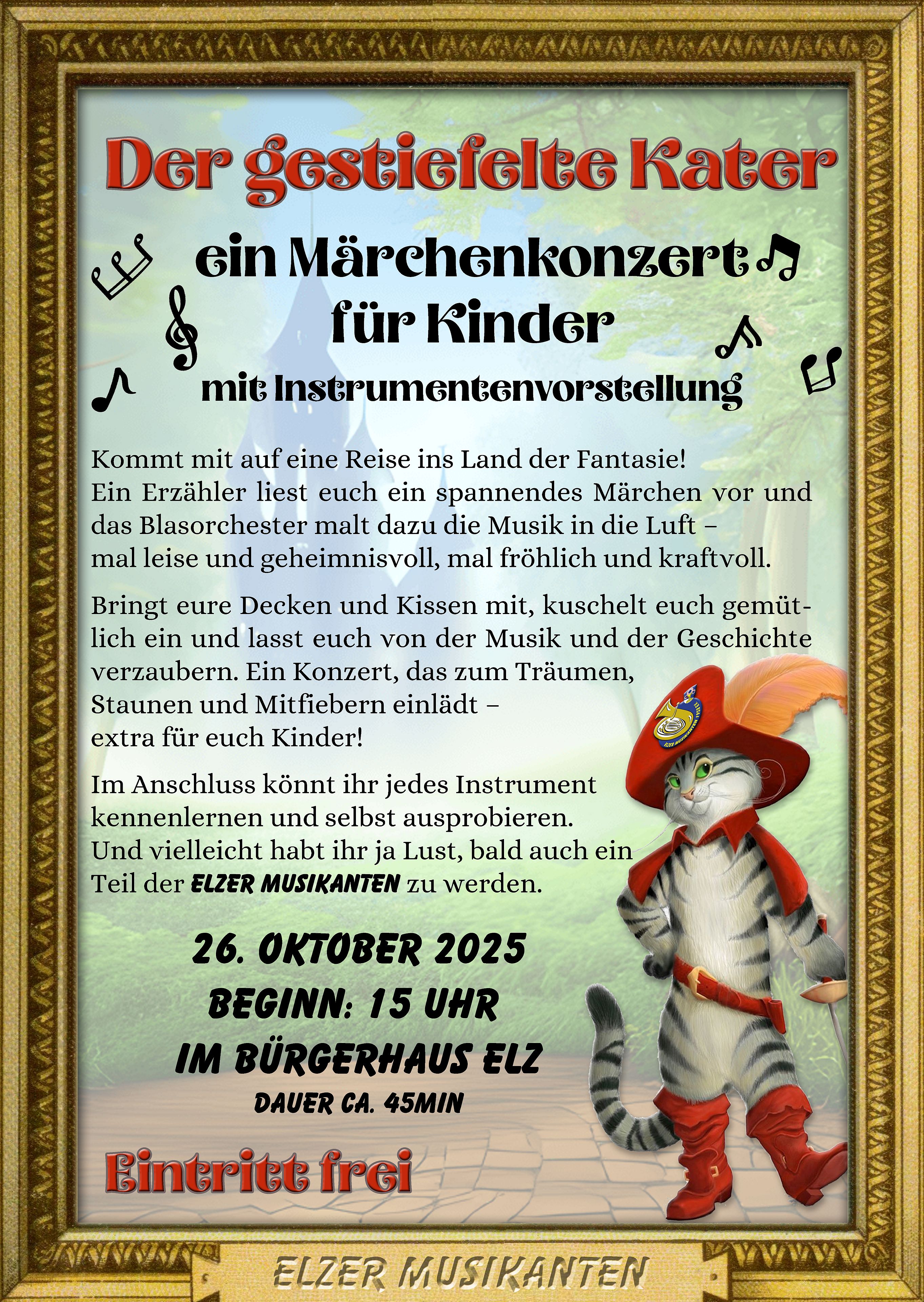 Märchenkonzert "Der gestiefelte Kater"